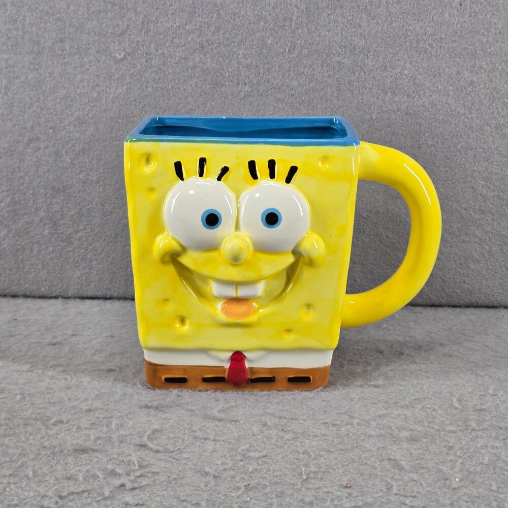 Sponge Bob Square Pants Large Mug, Coffee/Tea, 20 oz, 5" Tall, Nickelodeon, 2019